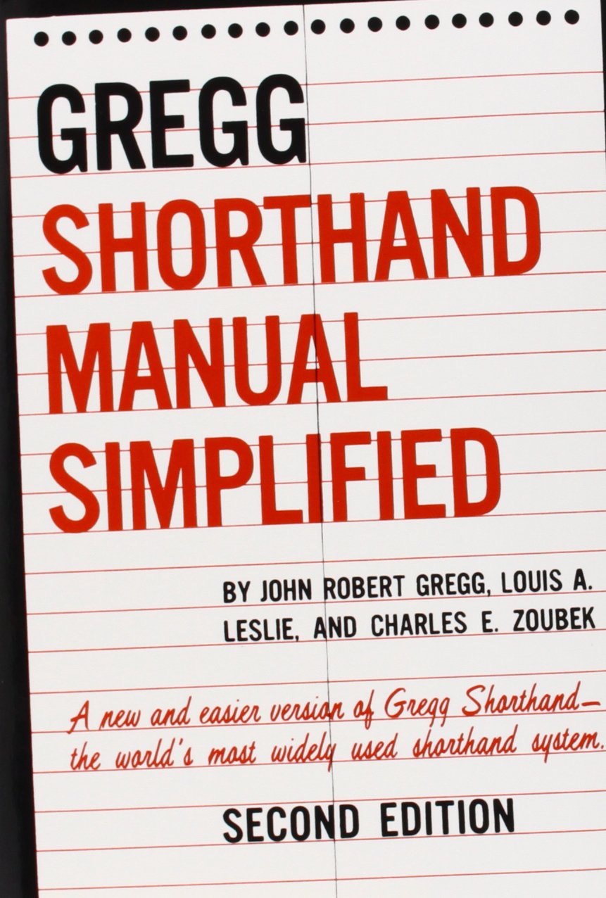 Gregg ショートハンド大学生向き 速記教材 Vol1&2 の2冊　古書洋書 Amazon | Gregg Shorthand Manual Simplified | Gregg, John Robert